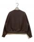 UNFILO (アンフィーロ) BEAUTY FORM JERSEY スナップカーディガン ブラウン サイズ:SIZE M：5000円