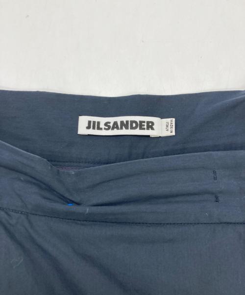 JIL SANDER（ジルサンダー）JIL SANDER (ジルサンダー) フロントボタンスカート ネイビー サイズ:	SIZE 36の古着・服飾アイテム