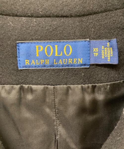 POLO RALPH LAUREN（ポロ・ラルフローレン）POLO RALPH LAUREN (ポロ・ラルフローレン) ダブルブレストコート ブラック サイズ:SIZE XSの古着・服飾アイテム