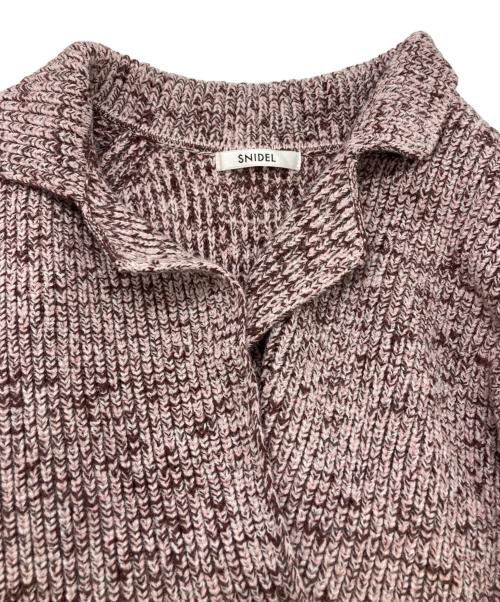 Snidel（スナイデル）Snidel (スナイデル) ニットジャケット ピンク サイズ:Freeの古着・服飾アイテム