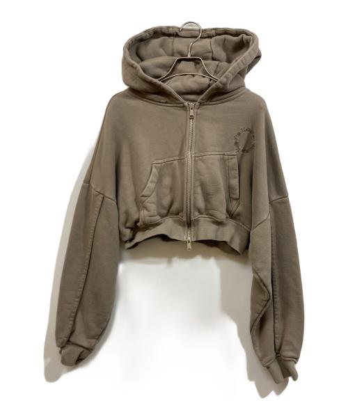 Matin Kim（マーティン・キム）MATIN KIM (マーティン・キム) ショートパーカー ブラウン サイズ:SIZE Freeの古着・服飾アイテム
