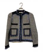 BALENCIAGAバレンシアガ）の古着「ツイードジャケット」｜ブラック