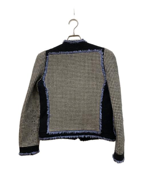 BALENCIAGA（バレンシアガ）BALENCIAGA (バレンシアガ) ツイードジャケット ブラック サイズ:38の古着・服飾アイテム
