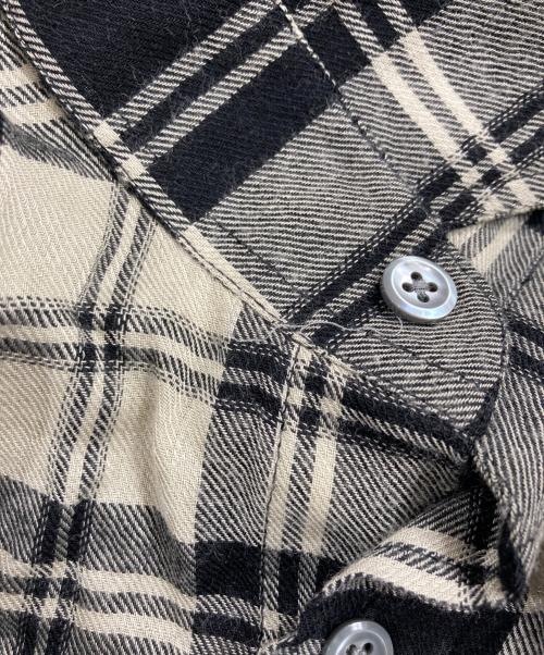 POLO RALPH LAUREN（ポロ・ラルフローレン）POLO RALPH LAUREN (ポロ・ラルフローレン) チェックシャツワンピース ブラック サイズ:６の古着・服飾アイテム