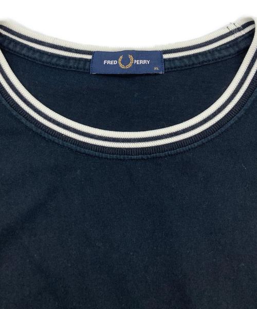 FRED PERRY（フレッドペリー）FRED PERRY (フレッドペリー) ツイン ティップ Tシャツ ブラック サイズ:SIZE XLの古着・服飾アイテム