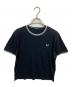 FRED PERRY（フレッドペリー）の古着「ツイン ティップ Tシャツ」｜ブラック