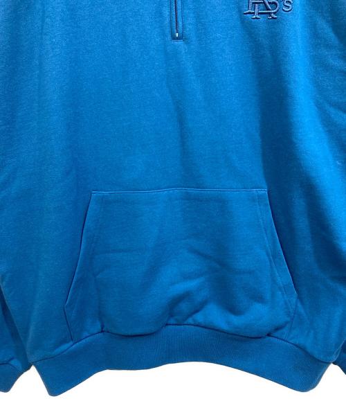 KEBOZ（ケボズ）KEBOZ (ケボズ) ハーフジップスウェット ブルー サイズ:SIZE Lの古着・服飾アイテム
