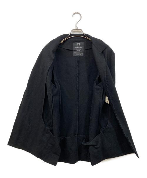 Y's（ワイズ）Y's (ワイズ) ボタンレスウールジャケット ブラック サイズ:SIZE 3の古着・服飾アイテム