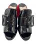MIU MIU (ミュウミュウ) キャンキーヒールエナメルミュール ブラック サイズ:SIZE 34：18000円