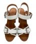 DOLCE & GABBANA (ドルチェ＆ガッバーナ) プラットフォームレザーサンダル ホワイト サイズ:SIZE 35：15000円