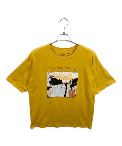 BEAUTY&YOUTH（ビューティーアンドユース）BEAUTY&YOUTH (ビューティーアンドユース) ＜BECK for UACG＞ PREMIUM BOX TEE イエロー サイズ:XLの古着・服飾アイテム