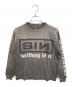 SAINT MICHAEL（セントマイケル）の古着「LS TEE/SIN/BLACK」｜グレー