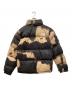 SUPREME (シュプリーム) THE NORTH FACE (ザ ノース フェイス) Bleached Denim Print Nuptse Jacket ブラック×ベージュ サイズ:SIZE S：60000円