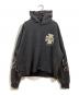 ASKYURSELF（アスクユアセルフ）の古着「ドロップショルダー vintage加工パーカー」｜ブラック