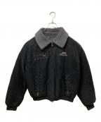 90909090）の古着「Bullet Logo Detroit Jacket」｜ブラック