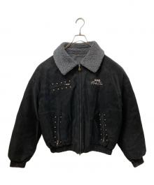 9090（9090）の古着「Bullet Logo Detroit Jacket」｜ブラック