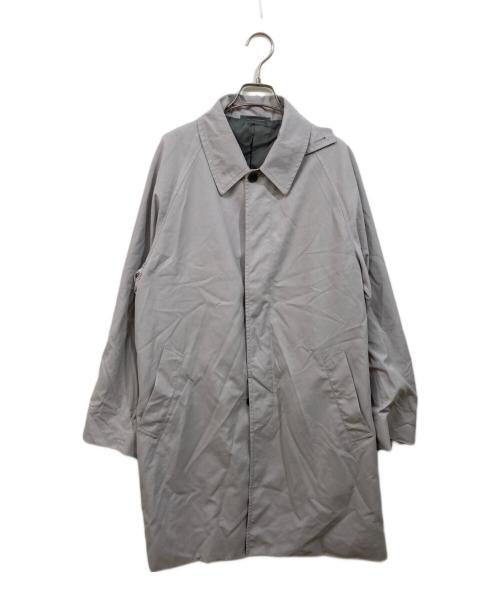 green label relaxing（グリーンレーベルリラクシング）green label relaxing (グリーンレーベルリラクシング) ナイロンオックス ステンカラーコート グレー サイズ:SIZE Lの古着・服飾アイテム