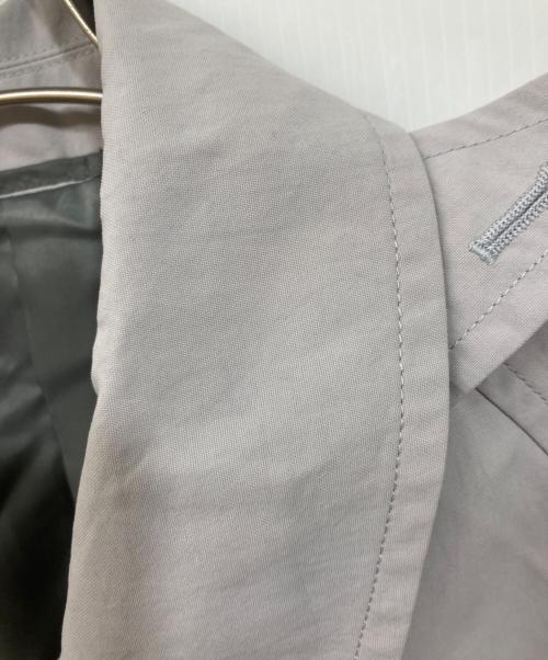 green label relaxing（グリーンレーベルリラクシング）green label relaxing (グリーンレーベルリラクシング) ナイロンオックス ステンカラーコート グレー サイズ:SIZE Lの古着・服飾アイテム