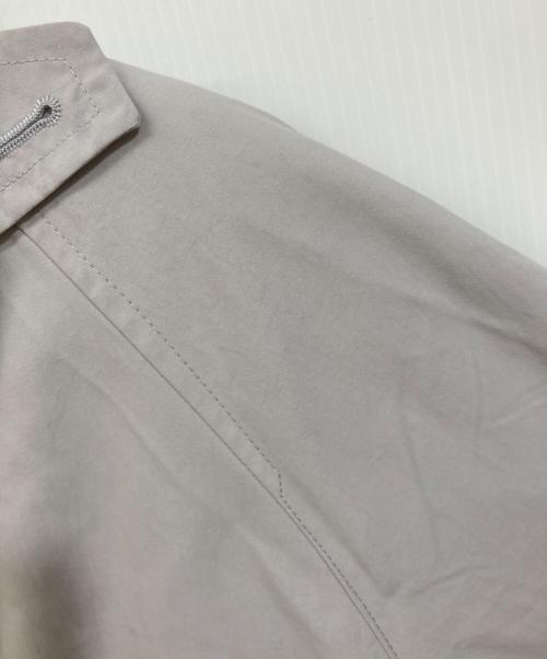 green label relaxing（グリーンレーベルリラクシング）green label relaxing (グリーンレーベルリラクシング) ナイロンオックス ステンカラーコート グレー サイズ:SIZE Lの古着・服飾アイテム