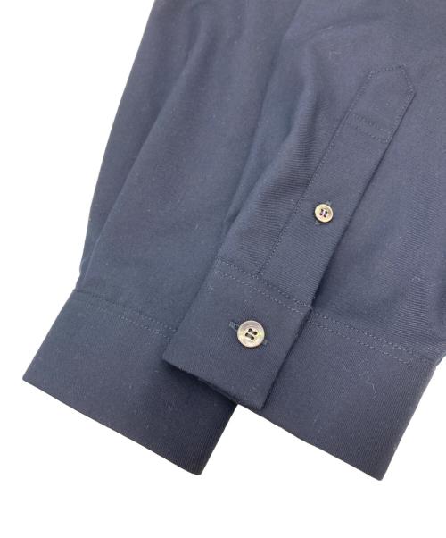 PLST（プラステ）PLST (プラステ) レーヨンブレンドレギュラーカラーシャツ ブラック サイズ:	SIZE XLの古着・服飾アイテム