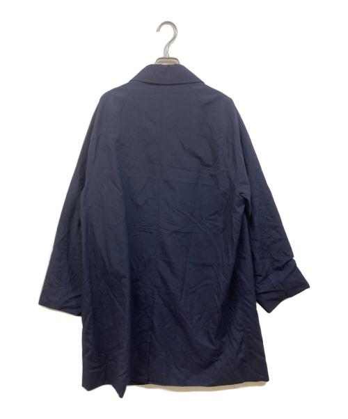 green label relaxing（グリーンレーベルリラクシング）green label relaxing (グリーンレーベルリラクシング) ナイロンオックス ステンカラーコート ネイビー サイズ:	SIZE Lの古着・服飾アイテム