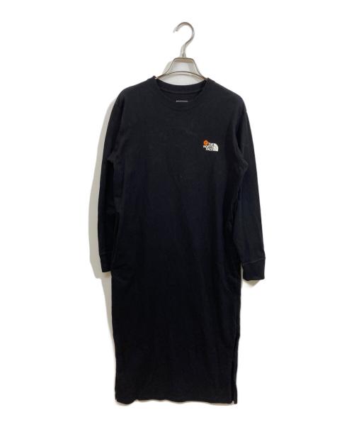 THE NORTH FACE（ザ ノース フェイス）THE NORTH FACE (ザ ノース フェイス) L/S Flower Logo Onepiece ブラック サイズ:Lの古着・服飾アイテム
