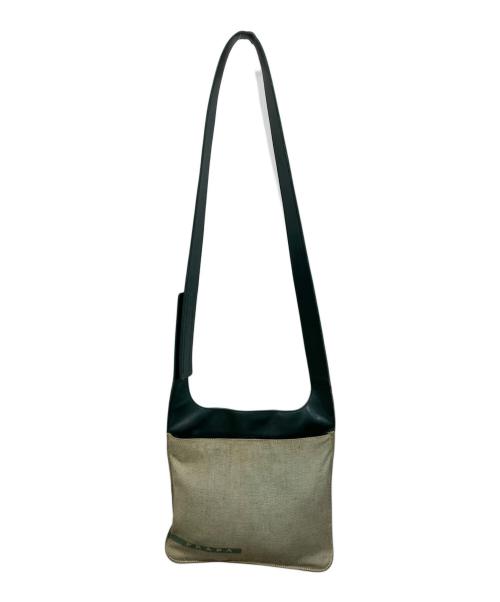 PRADA（プラダ）PRADA (プラダ) CANVAS BODY BAG グリーンの古着・服飾アイテム