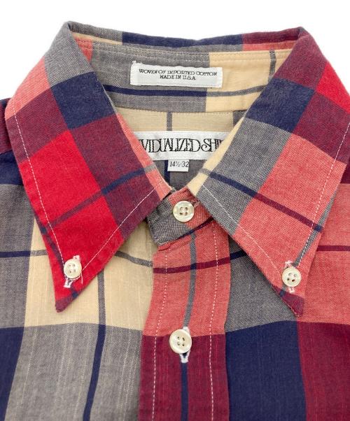 INDIVIDUALIZED SHIRTS（インディビジュアライズドシャツ）INDIVIDUALIZED SHIRTS (インディビジュアライズドシャツ) シャツ レッド サイズ:	SIZE 14 1/2の古着・服飾アイテム