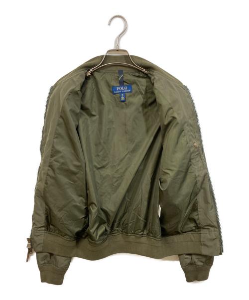 POLO RALPH LAUREN（ポロ・ラルフローレン）POLO RALPH LAUREN (ポロ・ラルフローレン) ミリタリーブルゾン カーキ サイズ:SIZE XSの古着・服飾アイテム