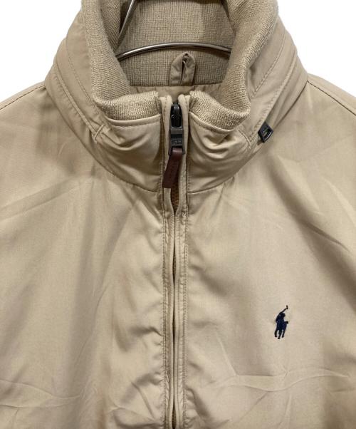POLO RALPH LAUREN（ポロ・ラルフローレン）POLO RALPH LAUREN (ポロ・ラルフローレン) ブルゾン ベージュ サイズ:	SIZE XSの古着・服飾アイテム