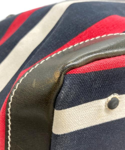 Daniel&Bob（ダニエル＆ボブ）Daniel&Bob (ダニエル＆ボブ) キャンバストートバッグ レッド×ネイビーの古着・服飾アイテム