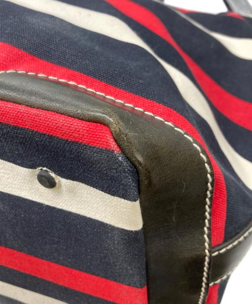 Daniel&Bob（ダニエル＆ボブ）Daniel&Bob (ダニエル＆ボブ) キャンバストートバッグ レッド×ネイビーの古着・服飾アイテム
