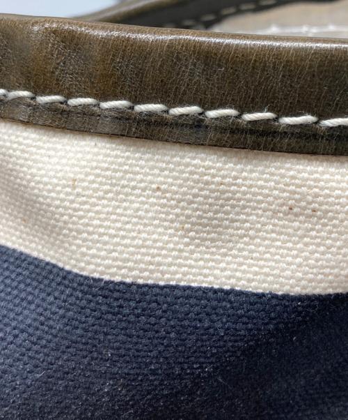 Daniel&Bob（ダニエル＆ボブ）Daniel&Bob (ダニエル＆ボブ) キャンバストートバッグ レッド×ネイビーの古着・服飾アイテム