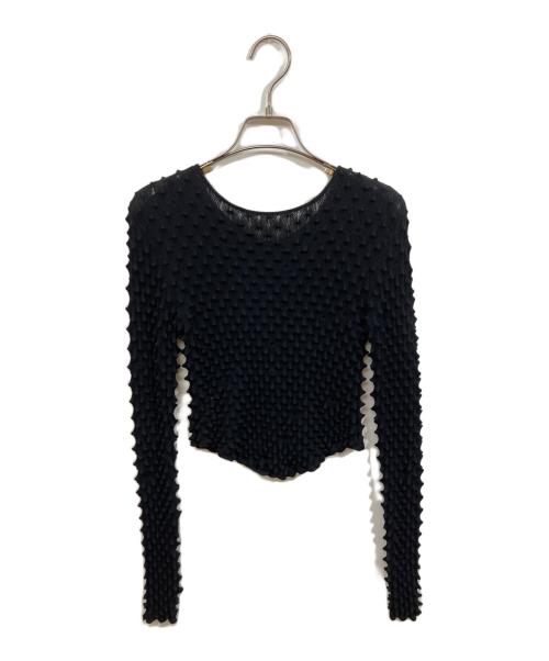 MAISON SPECIAL（メゾンスペシャル）MAISON SPECIAL (メゾンスペシャル) Togetoge Knit Tops ブラック サイズ:Freeの古着・服飾アイテム