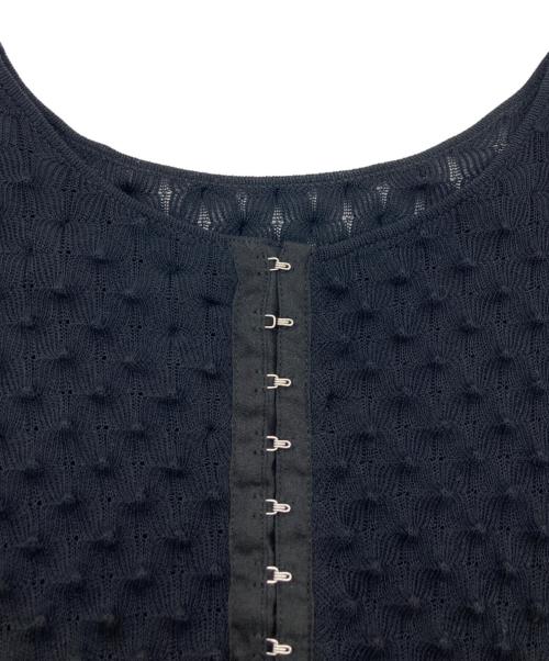 MAISON SPECIAL（メゾンスペシャル）MAISON SPECIAL (メゾンスペシャル) Togetoge Knit Tops ブラック サイズ:Freeの古着・服飾アイテム