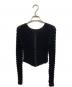 MAISON SPECIAL（メゾンスペシャル）の古着「Togetoge Knit Tops」｜ブラック