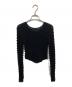 MAISON SPECIAL (メゾンスペシャル) Togetoge Knit Tops ブラック サイズ:Free：5000円