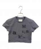 Matin Kimマーティン・キム）の古着「ロゴTシャツ」｜グレー