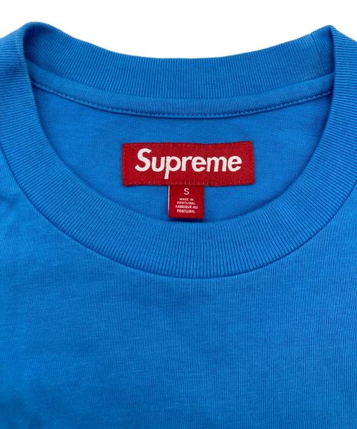 SUPREME（シュプリーム）Supreme (シュプリーム) Brushed Arc S/S TOP ブルー サイズ:Sの古着・服飾アイテム