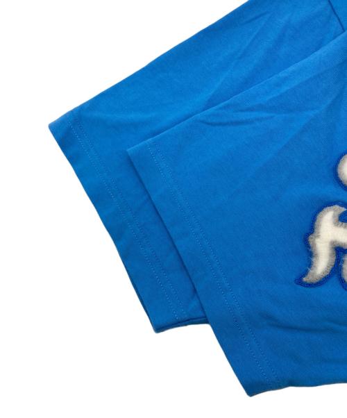 SUPREME（シュプリーム）Supreme (シュプリーム) Brushed Arc S/S TOP ブルー サイズ:Sの古着・服飾アイテム