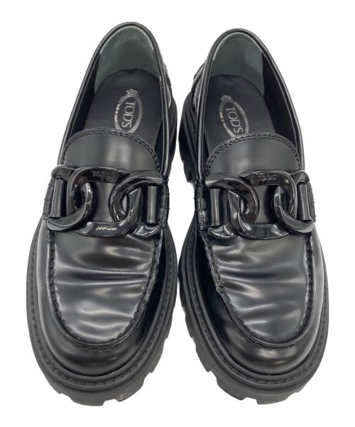 TOD'S（トッズ）TOD'S (トッズ) KATEローファー ブラック サイズ:SIZE 35　1/2の古着・服飾アイテム