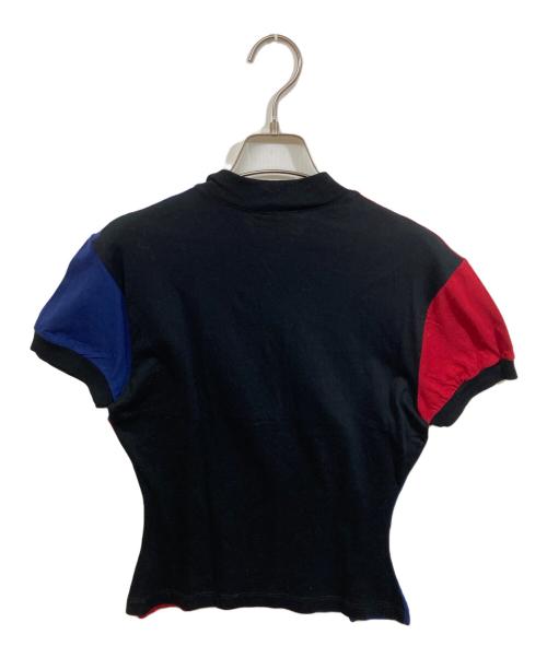 Jean Paul GAULTIER（ジャンポールゴルチェ）Jean Paul GAULTIER (ジャンポールゴルチェ) RED HOT +BLUE デザイン半袖カットソー ネイビー サイズ:Mの古着・服飾アイテム