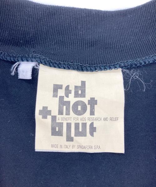 Jean Paul GAULTIER（ジャンポールゴルチェ）Jean Paul GAULTIER (ジャンポールゴルチェ) RED HOT +BLUE デザイン半袖カットソー ネイビー サイズ:Mの古着・服飾アイテム
