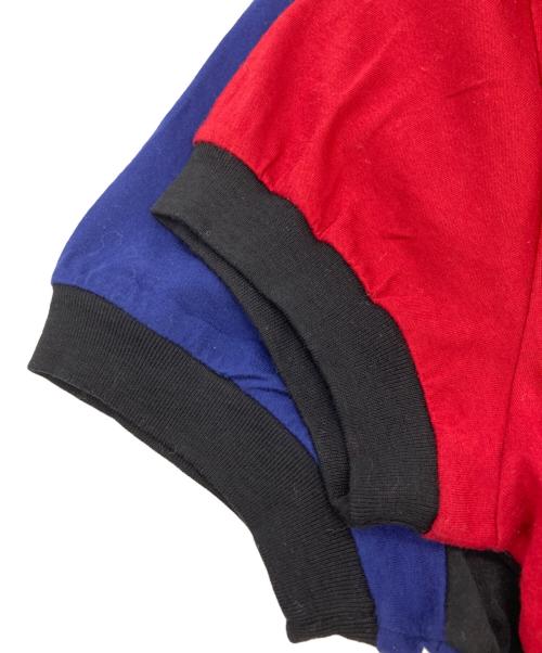 Jean Paul GAULTIER（ジャンポールゴルチェ）Jean Paul GAULTIER (ジャンポールゴルチェ) RED HOT +BLUE デザイン半袖カットソー ネイビー サイズ:Mの古着・服飾アイテム