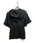 Jean Paul GAULTIER FEMME (ジャンポールゴルチエ フェム) フーデッド半袖ジャケット ブラック サイズ:	SIZE 40：10000円