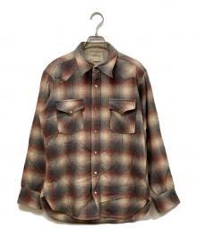 PENDLETON（ペンドルトン）の古着「ウエスタンウールシャツ」｜ブラウン