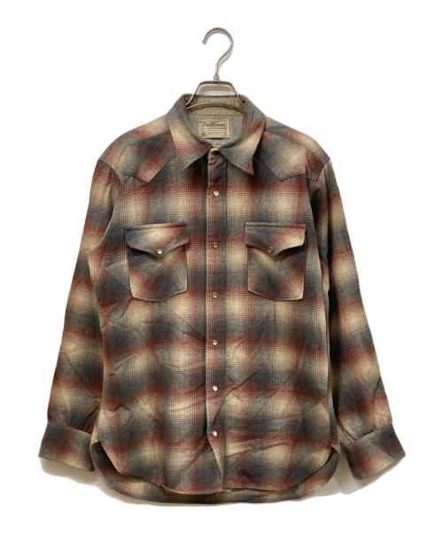 PENDLETON（ペンドルトン）PENDLETON (ペンドルトン) ウエスタンウールシャツ ブラウン サイズ:	SIZE Mの古着・服飾アイテム