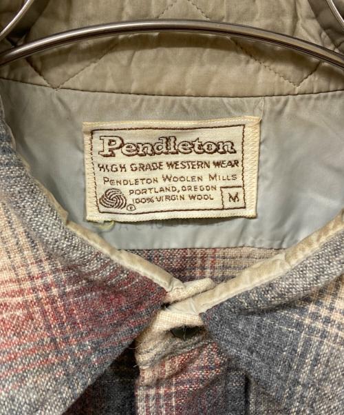 PENDLETON（ペンドルトン）PENDLETON (ペンドルトン) ウエスタンウールシャツ ブラウン サイズ:	SIZE Mの古着・服飾アイテム