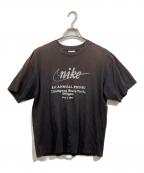 NIKEナイキ）の古着「ヴィンテージロゴTシャツ」｜ブラック