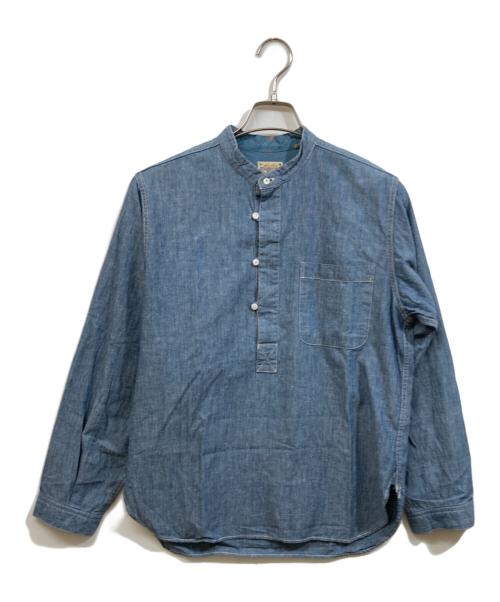 SUGAR CANE（シュガーケーン）SUGAR CANE (シュガーケーン) プルオーバーシャツ ブルー サイズ:	SIZE Sの古着・服飾アイテム